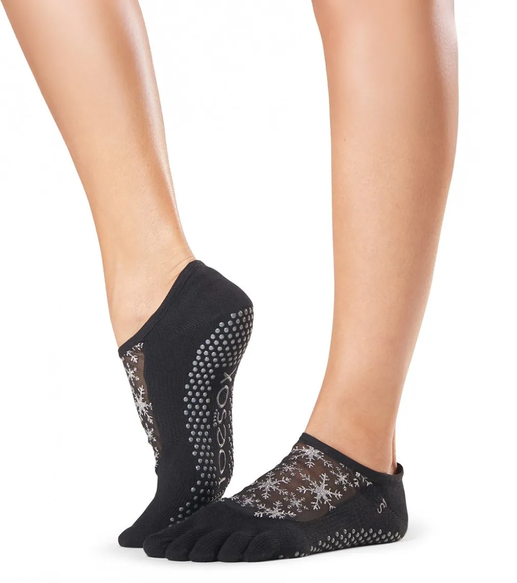 Toesox Luna Full-Toe Yoga Grip Socks