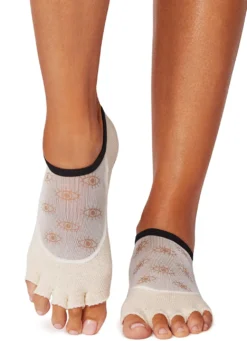 Toesox Luna Half-Toe Yoga Grip Socks