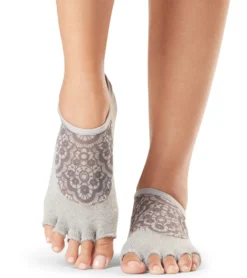 Toesox Luna Half-Toe Yoga Grip Socks
