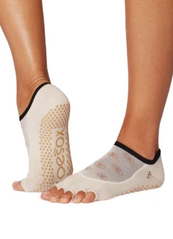 Toesox Luna Half-Toe Yoga Grip Socks