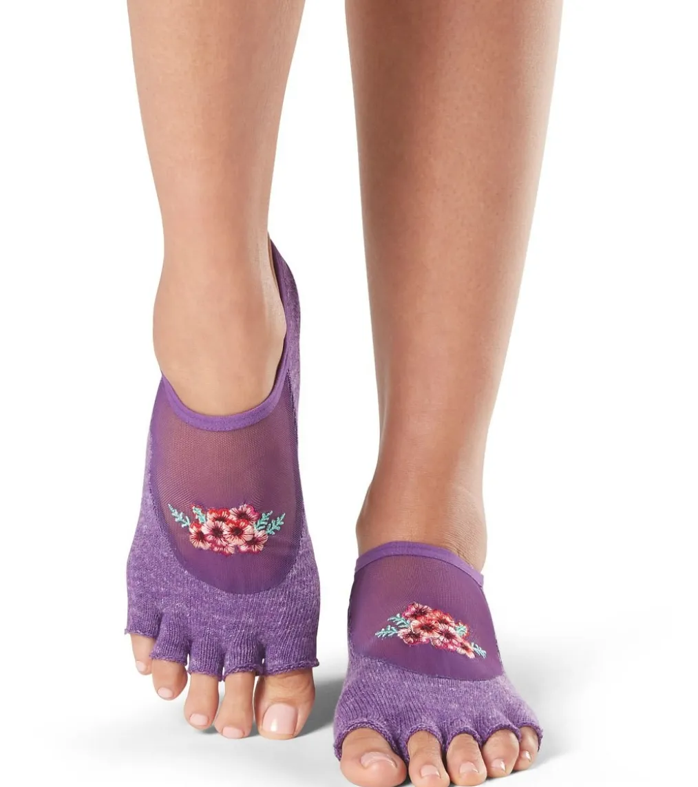 Toesox Luna Half-Toe Yoga Grip Socks