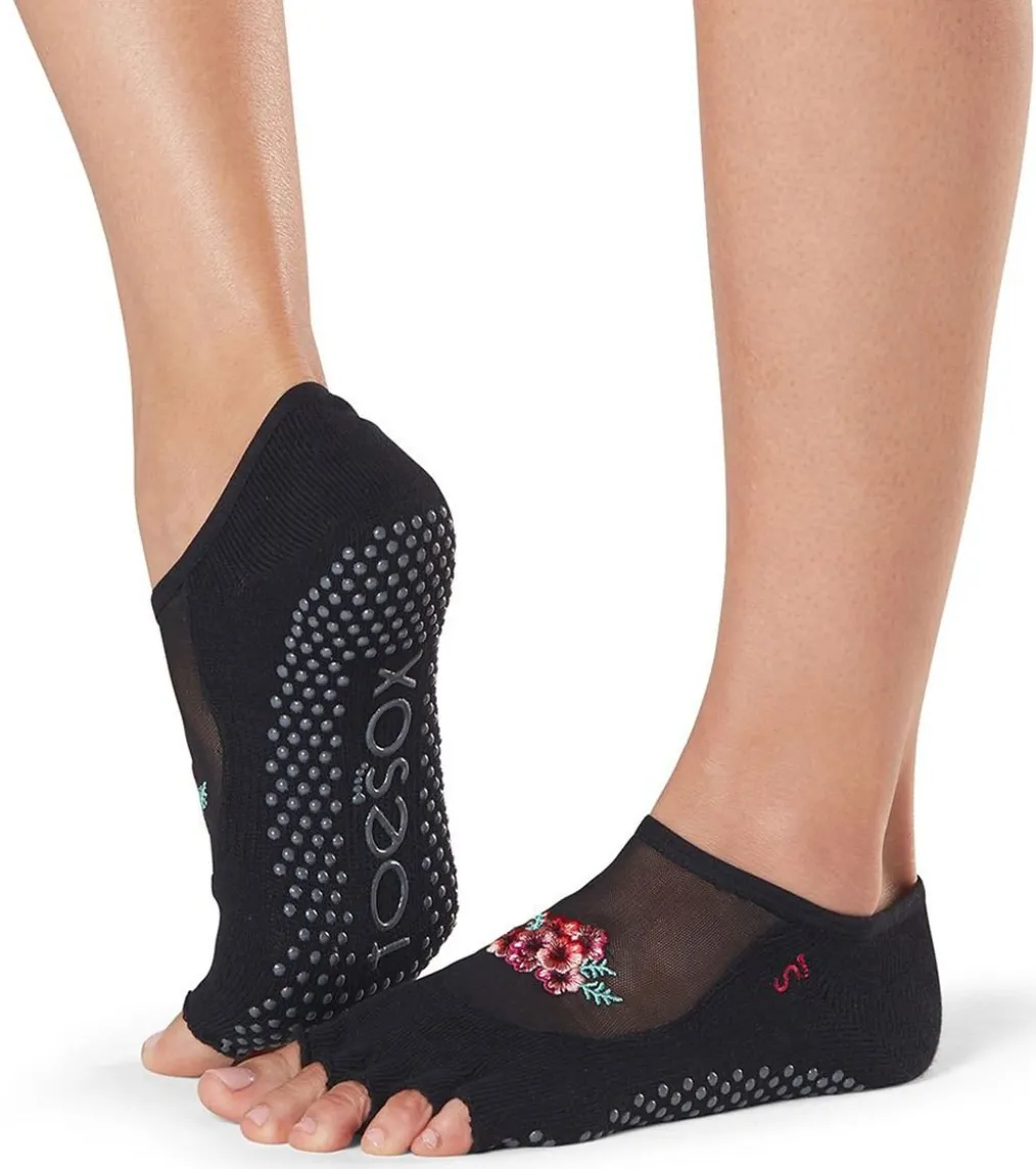 Toesox Luna Half-Toe Yoga Grip Socks
