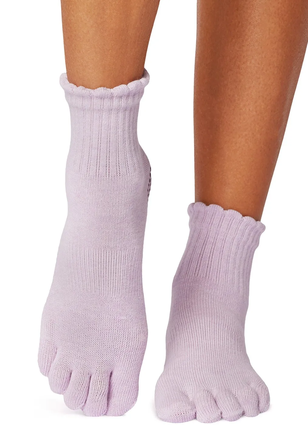 Toesox Melody Scallop Full-Toe Grip Socks