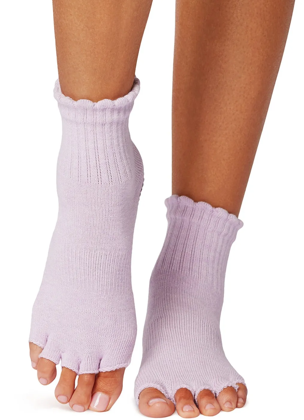 Toesox Melody Scallop Half-Toe Grip Socks