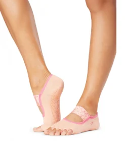 Toesox Mia Grip Half Toe Socks