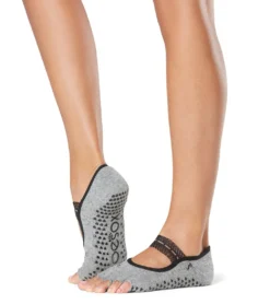 Toesox Mia Grip Half Toe Socks