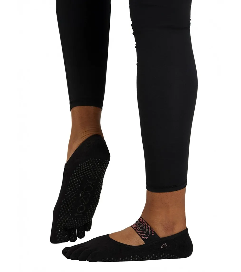 Toesox Organic Mia Grip Full Toe Socks