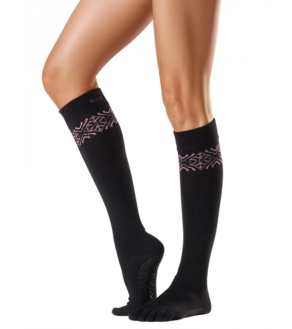 Toesox Scrunch Full Toe Grip Socks