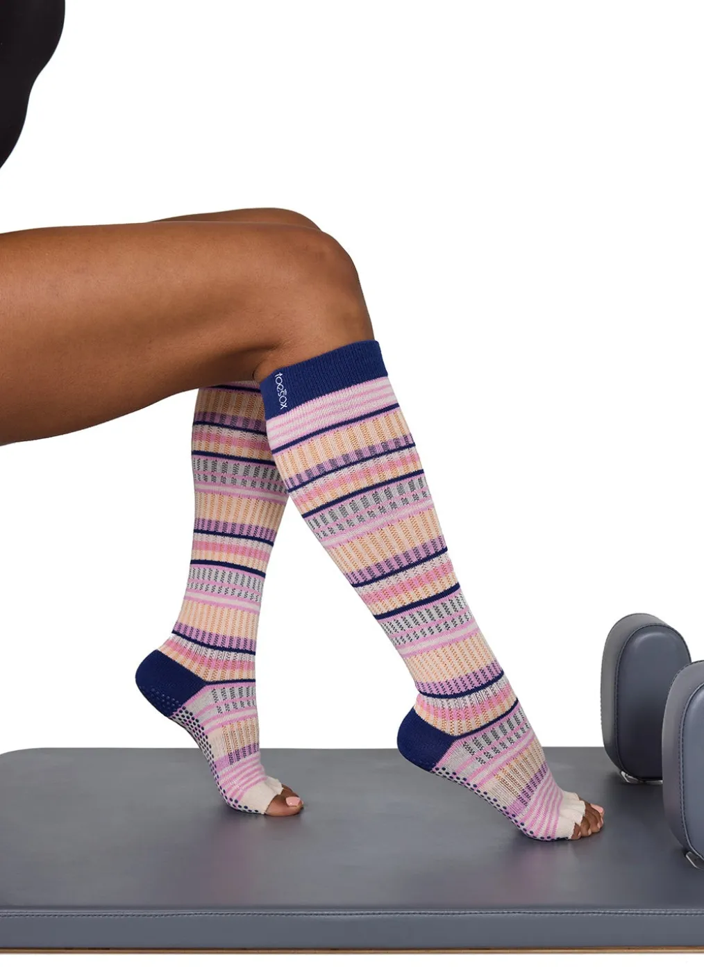 Toesox Scrunch Half Toe Grip Socks