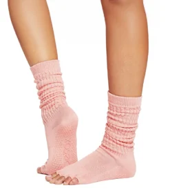 Toesox Slouch Half-Toe Grip Socks