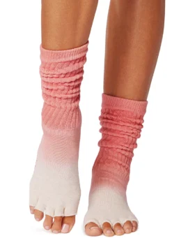 Toesox Slouch Half-Toe Grip Socks