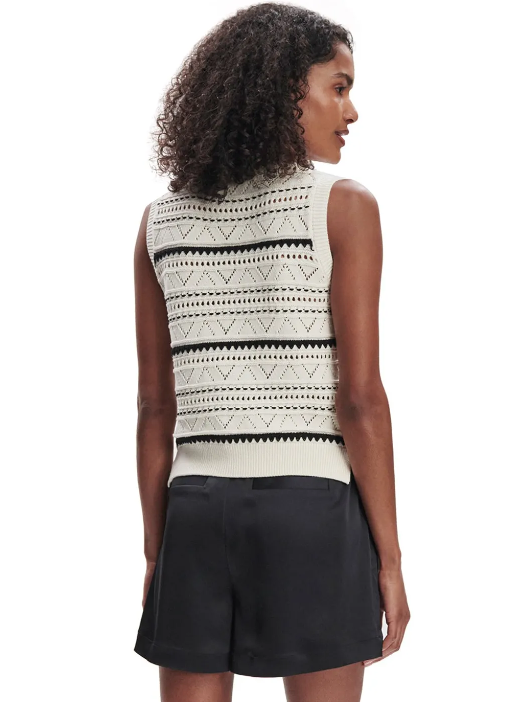 Varley Athena Pointelle Knit Vest