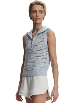 Varley Bains Half-Zip Knit Tank