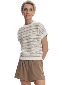 Varley Ciara Stripe Knit Top