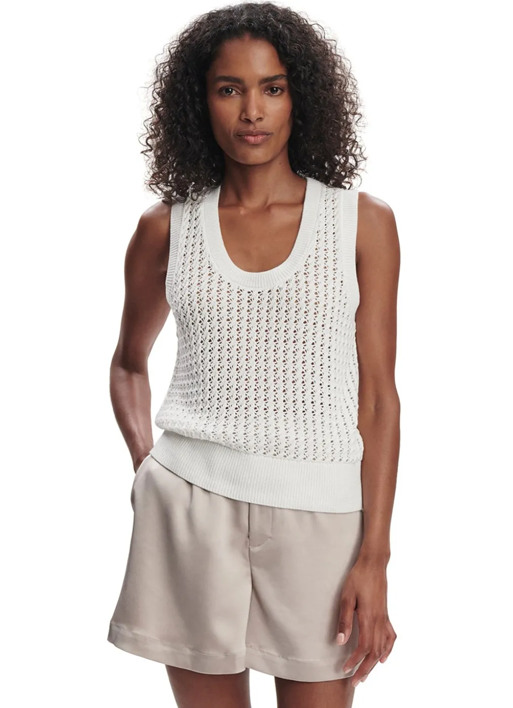 Varley Ferns Open Knit Tank