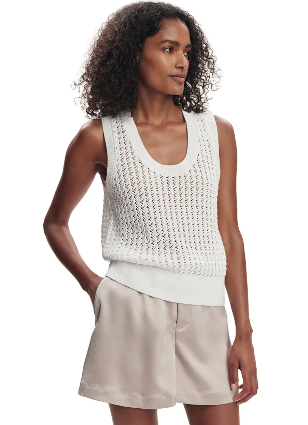 Varley Ferns Open Knit Tank