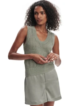 Varley Ferns Open Knit Tank