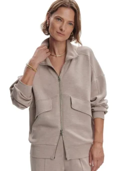 Varley Garcia Zip Through Sweat