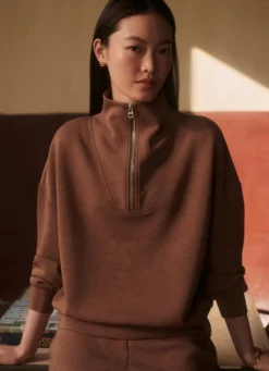 Varley Hawley Half Zip Sweatshirt