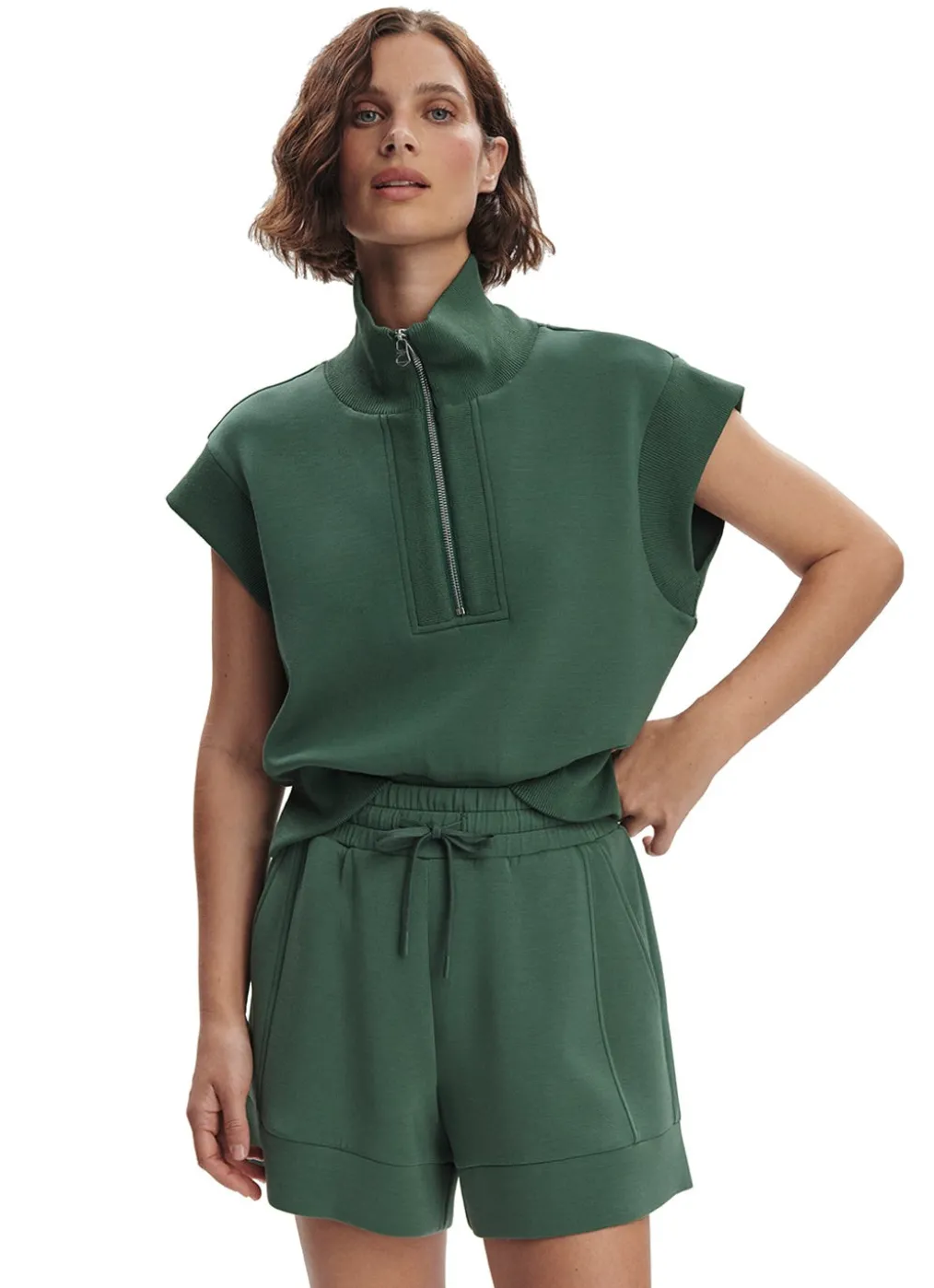 Varley Kelly Half Zip Sweater Top