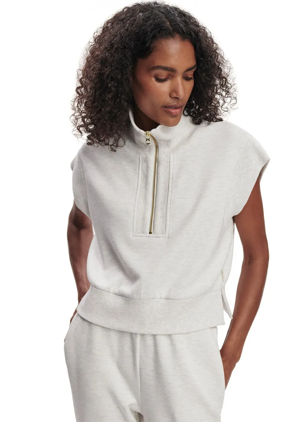 Varley Kelly Half Zip Sweater Top