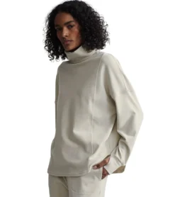 Varley Rainer Roll Neck Brushed Rib Jumper