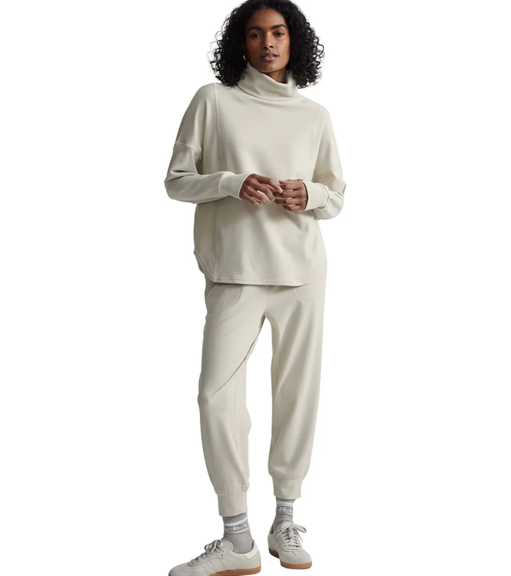 Varley Rainer Roll Neck Brushed Rib Jumper