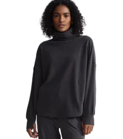 Varley Rainer Roll Neck Brushed Rib Jumper