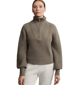 Varley Reid Half Zip Knit Sweater