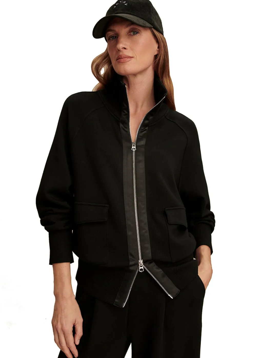 Varley Roxbury Zip Through Sweater