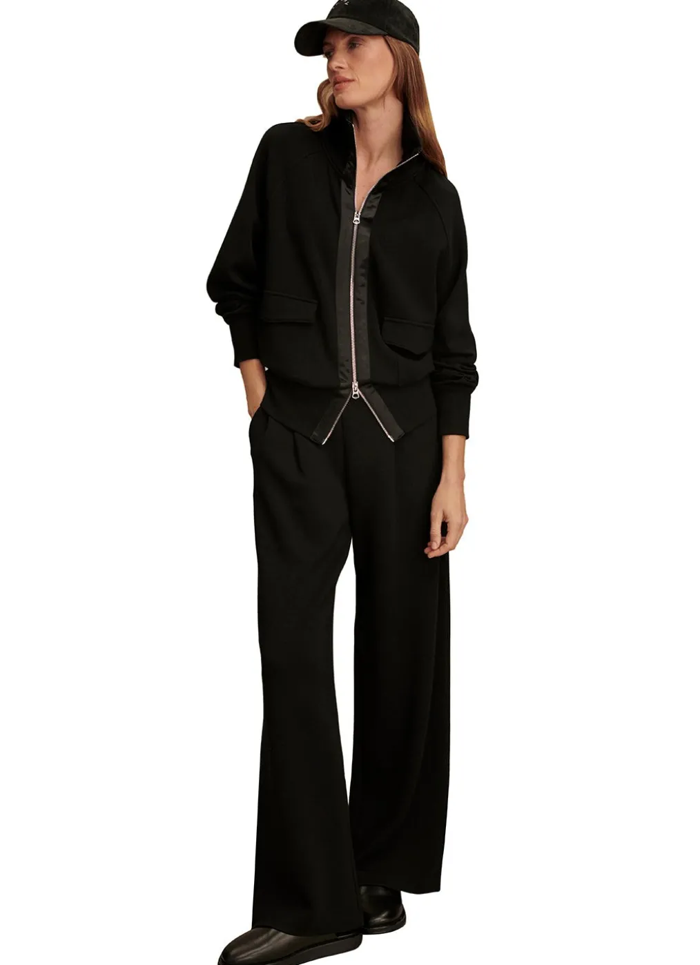 Varley Roxbury Zip Through Sweater