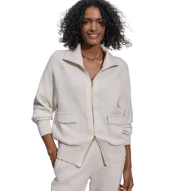 Varley Roxbury Zip Through Sweater