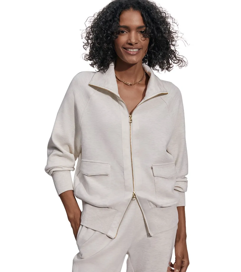 Varley Roxbury Zip Through Sweater