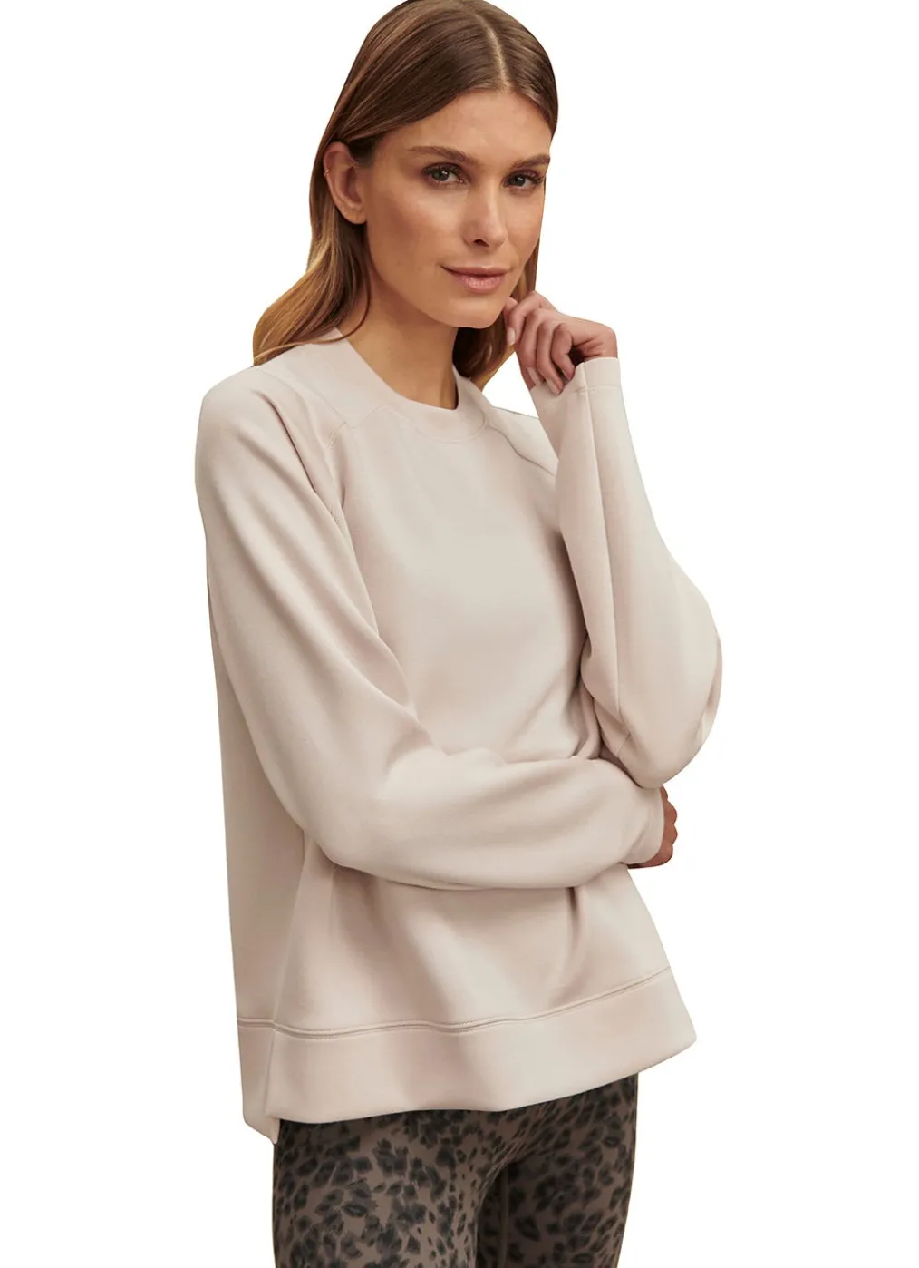 Varley Zosia Crew Neck Midlayer Sweatshirt