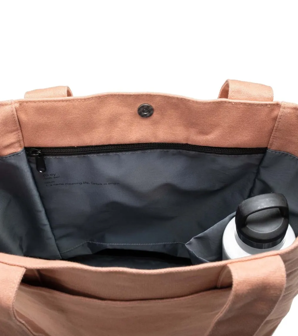 Vooray Zoey Organic Natural Cotton Tote