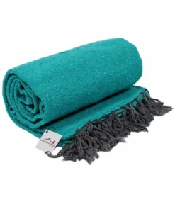 West Path Solid Color Mexican Yoga Blanket
