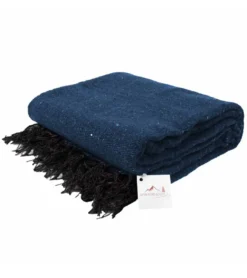 West Path Solid Color Mexican Yoga Blanket