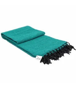 West Path Solid Color Mexican Yoga Blanket