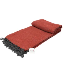 West Path Solid Color Mexican Yoga Blanket