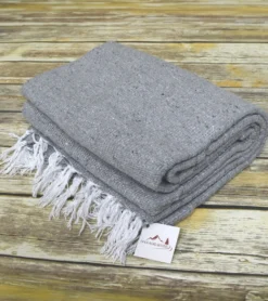 West Path Solid Color Mexican Yoga Blanket