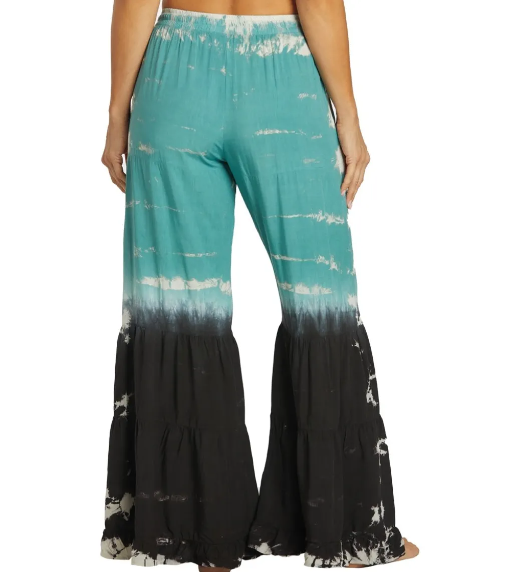 Yak & Yeti Boho Tiered Palazzo Tie Dye Pants