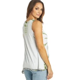 Yak & Yeti Groovy Tie Dye Burnout Tank