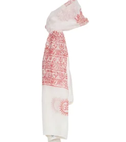 Yak & Yeti Mantra Om Printed Rayon Scarves