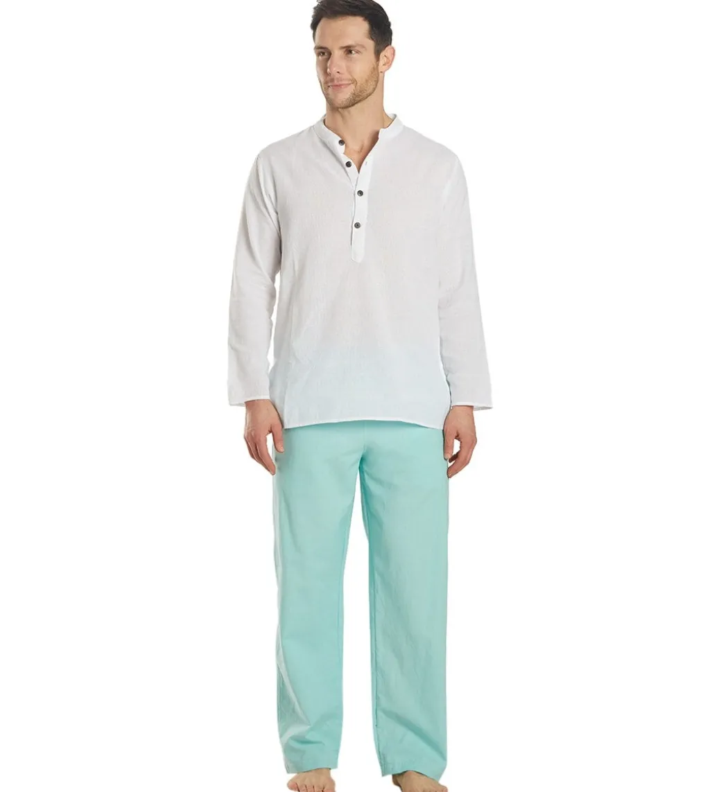 Yak & Yeti Men's Washed Out Yoga Meditation Lounging Pants