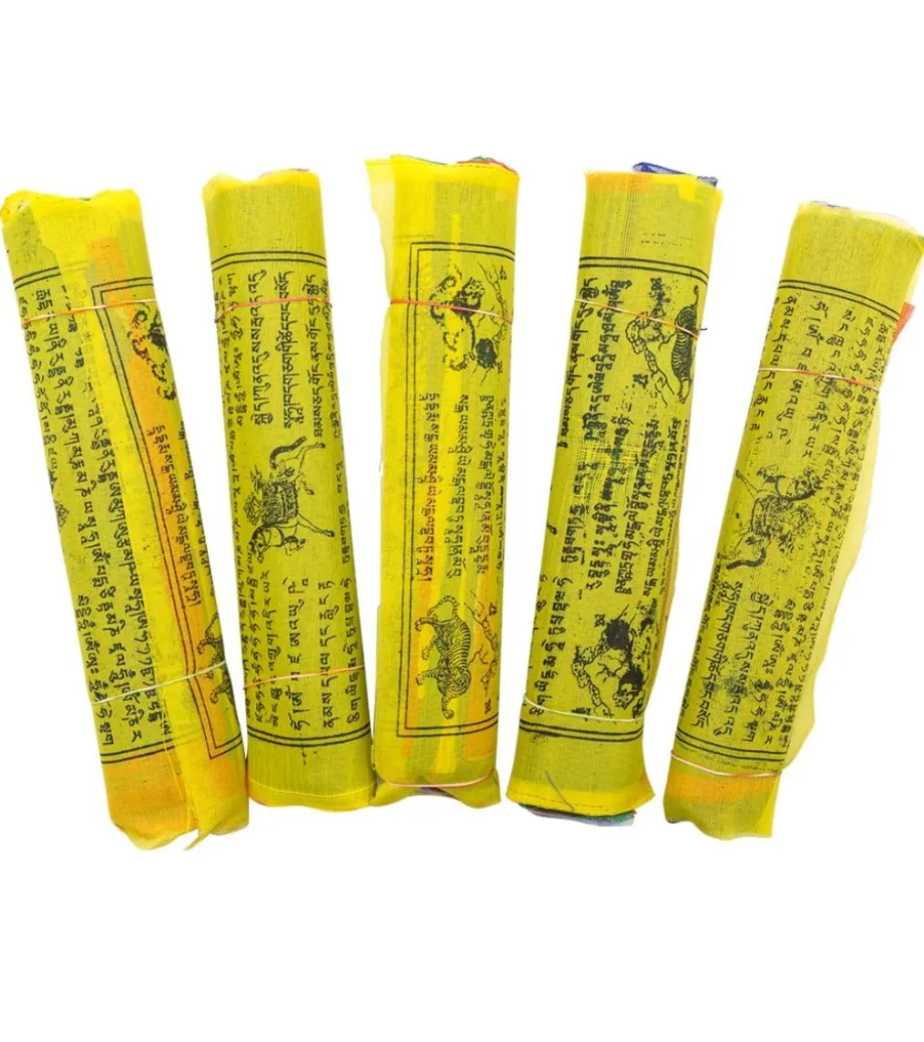 Yak & Yeti Pack of 5 Prayer Flags Large