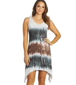 Yak & Yeti Tie Dye Boho Patchwork Dress