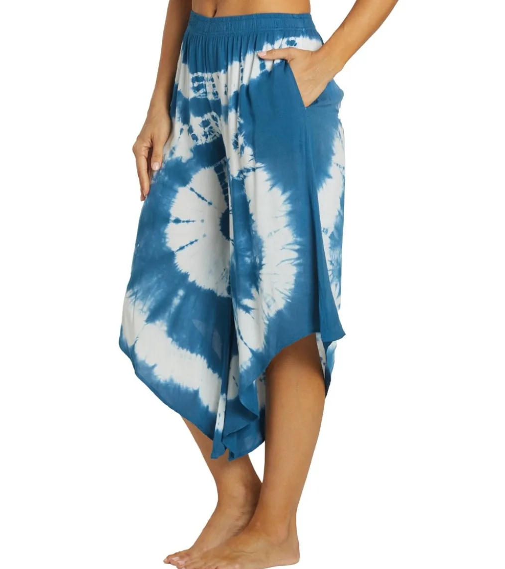 Yak & Yeti Tie Dye Cropped Bohemian Style Pants