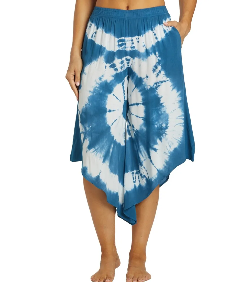Yak & Yeti Tie Dye Cropped Bohemian Style Pants