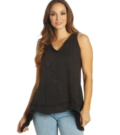 Yak & Yeti Top Patchwork Vintage Washed Tank