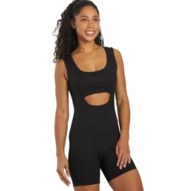 Year of Ours Ribbed Biker Onesie